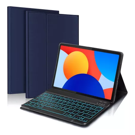 Étui-clavier ProElite pour Redmi Pad SE 8,7 pouces, clavier Bluetooth sans fil magnétique détachable avec rétroéclairage.