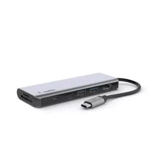 Belkin - Adaptateur USB-C  Vers Multiport 7 en 1