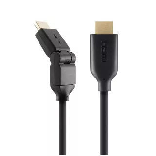 Belkin - Câble HDMI-A Vers HDMI-A avec Connecteurs Pivotants 2 Mètres