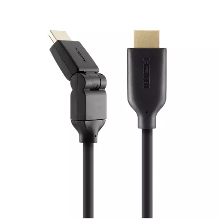 Belkin - Câble HDMI-A Vers HDMI-A avec Connecteurs Pivotants 2 Mètres