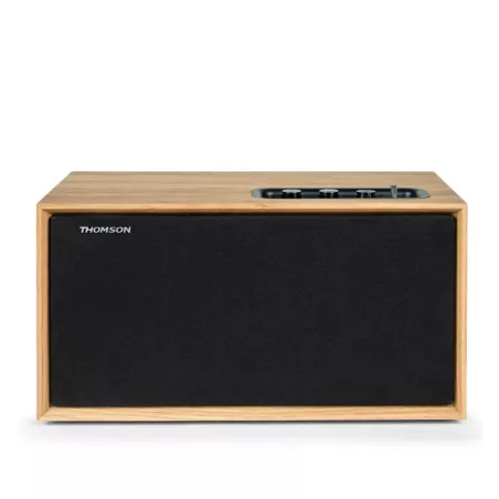Thomson - Haut Parleur Sans Fil en Bois - WS502