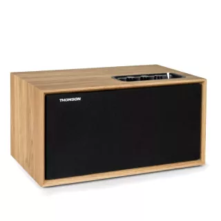 Thomson - Haut Parleur Sans Fil en Bois - WS502